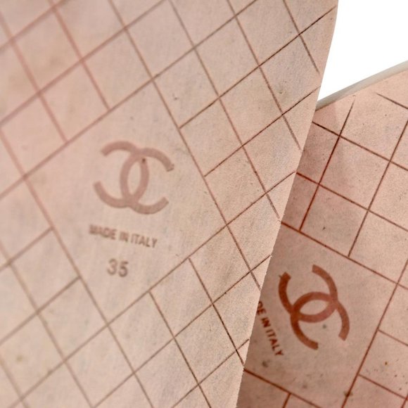 Chanel Quilted 35 Tweed Fabric Cc Dad Sandals CC-1109P-0017 - Picture 11 of 11